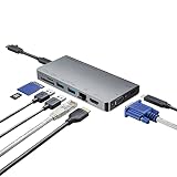 サンワサプライ アウトレット ドッキングステーション USB Type-C ハブ VGA HDMI LANポート カードリーダー搭載 USB-3TCH13S2