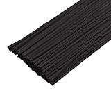 KINNGUディフューザースティック　繊維素材　詰め替えスティック　リードディフューザー用　100本入 (黒色,35CM)