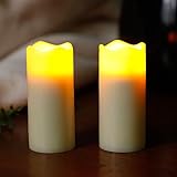 LED Votive Candle、ホームImpressions Flameless Wax Candle withタイマー、結婚式装飾、Pray Candle、乾電池式
