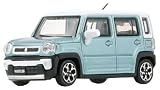 BM CREATIONS 1/64 スズキ ハスラー 2019 オフブルー/メタリックホワイトトップ RHD 完成品