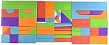 KidKraft Wooden Block Set (60 Piece), Bright Color