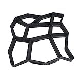 西洋風 庭 屋外 屋内 型枠 ガーデニング 舗装 石畳 鋳型 庭道路 歩道づくり モールド ストーン 金型 (1#)