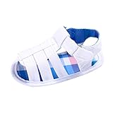 Tonsee ベビー サンダル 男の子 シューズ 赤ちゃん 真夏靴 歩行靴 出産祝いギフト キッズ用 (11CM, ホワイト)