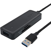 Amazon | USH-10G2A-BK(ブラック) USB3.2 Gen2対応USBハブ 4ポート