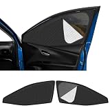 新型 プリウス 50系 専用 サンシェード マグネット式 サイド用 車種専用 2in1一体式 カーシェード PRIUS 4代目 ZVW50 ZVW51 ZVW55 メッシュカーテン 換気 断熱 日除け メッシュサンシェード 日焼け防止 UVカット 遮光カーテン 日差し 紫外線カット 虫よけ 通気 運転席 助手席 アクセサリー カスタム パーツ 2枚