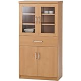 キッチンキャビネット　DIS-1260GDH (ライトブラウン)