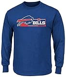 Buffalo Bills NFLメンズ長袖Critical Victoryシャツビッグサイズ XXX-Large