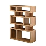 ナチュラル/LIKE SHELF ライクシェルフ シェルフ ラック ディスプレイラック 幅90 5段 木製 ウッド 木 本棚 収納 ラック オープンラック 壁面収納 多目的ラック 間仕切り