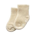 オーガニックコットン　日本製　ベビー用ふんわりパイルソックス　靴下　生成り　ORGANIC GARDEN　オーガニックガーデン