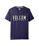 (ボルコム) VOLCOM キッズTシャツ T Mark Short Sleeve (Big Kids) Blue Plum SM n/a [並行輸入品]
