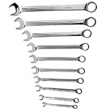 Perfk コンビネーション　スパナセット（10本）　レンチツール　8 -24mm　スチール　お買い得