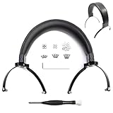 Voarmaks 本革フルメタルヘッドバンド ゼンハイザー HD650 HD660 S HD600 HD6XX HD58X HD580 HD565 HD545 HD535 ヘッドホン交換用ヘッドビームバンドヘッドセットに対応