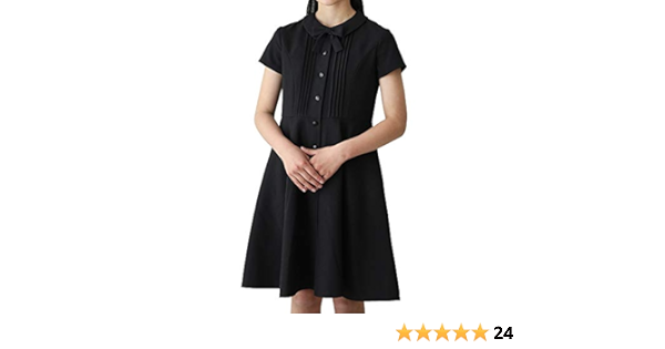 Amazon Chopin ショパン 子供 フォーマル 喪服 女の子 86 2506 ピンタックシャツワンピース ブラック 140cm フォーマル 通販