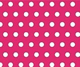 SheetWorld Fitted Sheet (Fits BabyBjorn Travel Crib Light) - Polka Dots Hot Pink - Made In USA by sh
