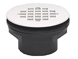 Oatey 42089 101 PS PVC-Solvent Weld Shower Drain with Plastic Strainer 2-Inch [並行輸入品]