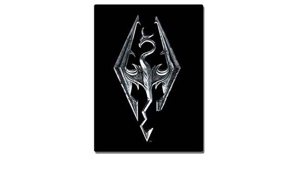 Skyrim Dragon Emblem 45 X 60 Fleece Throw Blanket Home Garden Store Blankets