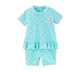 Carter 'sベビー女の子ドット柄ワンピース水着 カラー: グリーン
