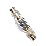 Dovewill 金メッキ　防水　0ゲージ　ANLヒューズホルダー　150A ANLヒューズ付き　