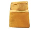 R & J Leathercraft 2-pocket leather nail or screw pouch-483... [並行輸入品]