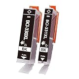 キャノン 用 BCI-330インク BCI-331互換インクカートリッジ BCI-330BK(BCI-330XLBK)+BCI-331BK (BCI-331XLBK) 各1本 ブラック 大容量 合計2本セット 残量表示 個別包装 キャノン 331 330 互換 インク 対応機種： PIXUS TS8530 TS8630