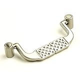 Century Hardware 29243-DSN Highlander Zinc Die Cast Bail Pull, Nickel by Century Hardware