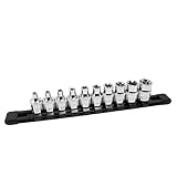 PWT 3/8インチ(9.5mm) E型トルクスソケットセット E4,E5,E6,E7,E8,E10,E12,E14,E16,E18 IES38SETSR