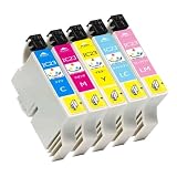IC23 互換インクカートリッジ IC6CL23 ICC23、ICM23、ICY23、ICLC23、ICLM23 5本セットプリンターインク インクタンク対応機種：PM-4000PX 純正と併用可能汎用インク ICチップ搭載・残量表示対応