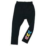 【春物】 CHILD CHAMP(チャイルド チャンプ) スパンフライス長丈チョウApレギンス 100cm /BK NO.C-86161352