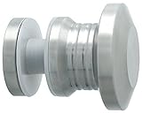 Alise l1800ソリッドsus304ステンレススチールSingle Sidedシャワーガラスドアハンドルプルノブ1 – 3 / 5inch Dia、、つや消し仕上げ