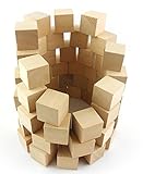 ShanTrip 大容量 木製 積み木 100個 セット 知育玩具