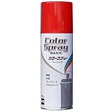 ニッペ ペンキ スプレー カラースプレーベーシック 400ml レッド 水性 つやあり 屋内外 日本製 4976124266096