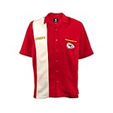 NFL Kansas City Chiefs " Strike " Plusメンズボーリングシャツ、3-xl