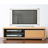 日本製 北欧風 幅120cm ロータイプテレビボード ナチュラル 完成品