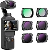NEEWER ND/CPLフィルターセット マグネット式 6枚入り Osmo Pocket 3/Pocket 4/Xtra Muse対応 UV+CPL+ND16/PL+ND32/PL+ND64/PL+ND256/PL 偏光減光フィルター アクションカメラアクセサリー
