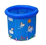 インフレータブルバスタブ、子供折りたたみ式バスバレル家庭用キープウォームプラスチック製バスタブ ( 色 : #1 )