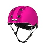 幼児・キッズ用軽量ヘルメット XXS-XSサイズ 46-52cm [マグネット式バックル、ダイヤル式アジャスター] ディセントダブルピンク