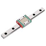 Joyzan リニアモーションガイド LML12B ミニチュア リニアレールガイド 幅12mm スライドブロック スチールキャリッジブロック リニアオービットアクチュエーター ミニスライドトラック機器 CNCマシン3Dプリンター用 (150mm)