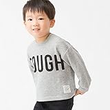 サンカンシオン（キッズ）（3can4on Kids） ［親子おそろい／150cmまで］裏毛ロゴプルオーバー【ライトグレー（011）/15（150cm）】