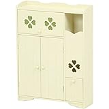 トイレラック トイレ収納棚　【幅50cm×高さ67cm】　木製　可動棚付き　カントリー調　クリーム