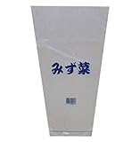 袋本舗(FUKUROHONPO) TOYOBO FGオリジナル印刷 M-17みず菜 プラ入り 2色/コーナーカット サイズ:0.02×235/135×400 mm 6000枚入り