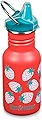 Klean Kanteen キッズ クラシック ナロー 12オンス (シッピーキャップ付き) コーラルストロベリー