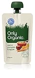 オンリーオーガニック　ベビーフード（パウチタイプ） 人参、かぼちゃとリンゴのお食事　離乳初期～　120g