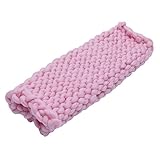 ピンクcute-baby-newborn-photography-photo-props-faux-wool-basket-stuffer-blanket-rug