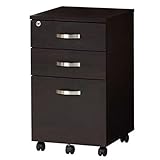 (シナップ)SINAPP デスクワゴン キャスター付き チェスト デスク 机 ダークブラウン