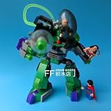 BigミニフィギュアSpiderman Vs電源aimaur Lex建物建物ブロックおもちゃ