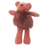 [OVER RAG] ベアドールラビットファーバッグチャームキーホルダー バッグ チャーム キーホルダー ふわふわ ラビットファー ラビット ファー バック keyholder bag charm 大きい リアルファー ぬいぐるみ キーホルダー 可愛い (ワインレッド)