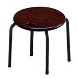 ハンドルスツールローHS-3TDダークブラウン/ブラック