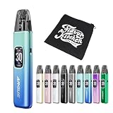 【V2カートリッジ搭載】VOOPOO ARGUS G3 Pod Kit ブープー アーガス ジー3｜電子タバコ VAPE 本体 スターターキット 1500mAh 3ml FlavorKitchenオリジナルポーチ同梱 (Aurora Blue)