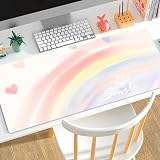 ゲーミングマウスパッド 大型マウスパッド 光学式マウス オフィス適用 大型キーボードパッド 防水 900*450mm 滑り止め 水洗い サラサラ 光学マウス対応 耐久性が良い キーボードパッド 裏表とも使える デスク用品 記念日 カラー