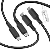 USB C ケーブル 2Mx2 PD対応-100W急速充電 USBC & USBC ケーブル-データ転送 高耐久性 断線防止 USB Type C to Type C for iPhone 16/15 Pro/Plus/Pro Max、MacBook Pro/Air、iPad Pro/Air、Galaxy、PixelなどTypeC機種対応 2本セット